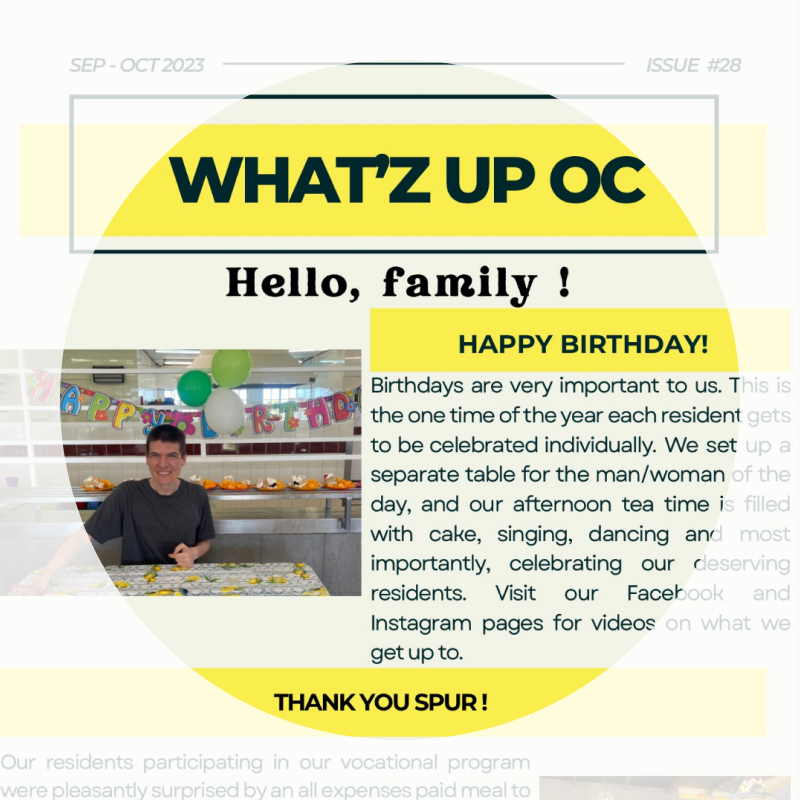 WHAT’Z UP OC September – October 2024